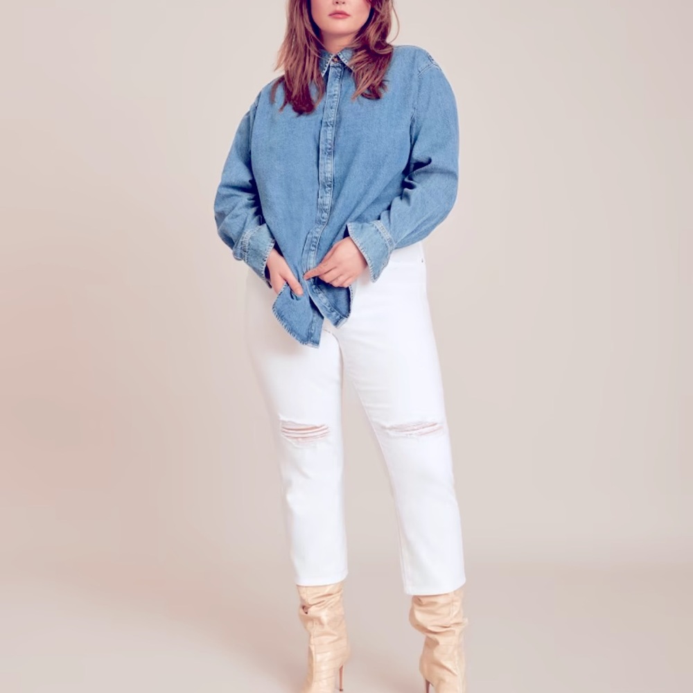 Patti Straight Jean | WHITE × 14